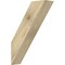 Ekena Millwork 6"W x 20"D x 28"H Traditional Rough Sawn Knee Brace, Douglas Fir BRC06X20X28TRA00RDF - alternate 1